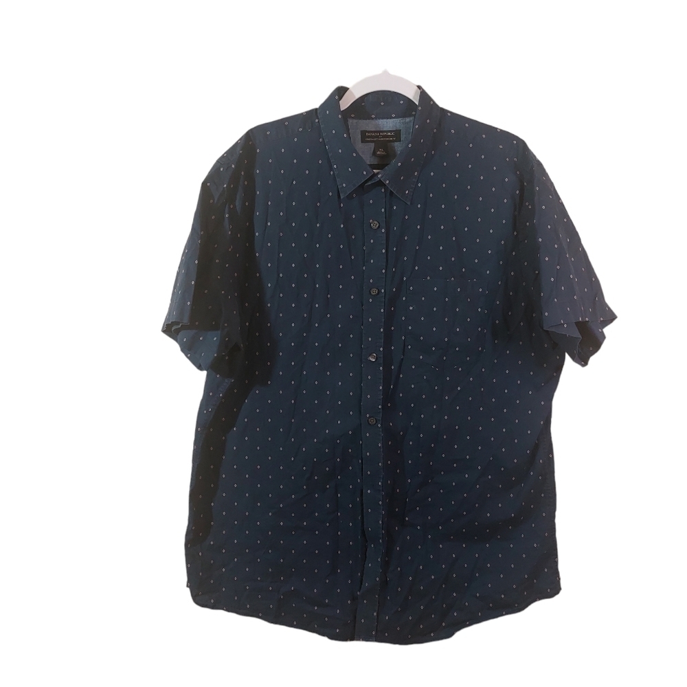 Banana Republic Mens Shirt Sleeve Button Down Shirt